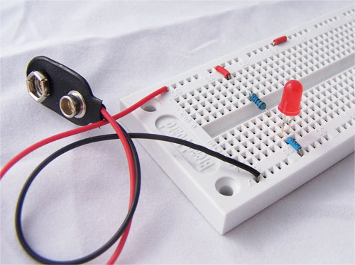 Breadboard circuit Breadboard circuit