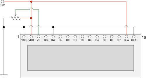Controlling the contrast on an LCD Displays Controlling the contrast on an LCD Displays