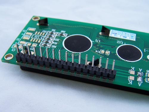 LCD Display with Header LCD Display with Header