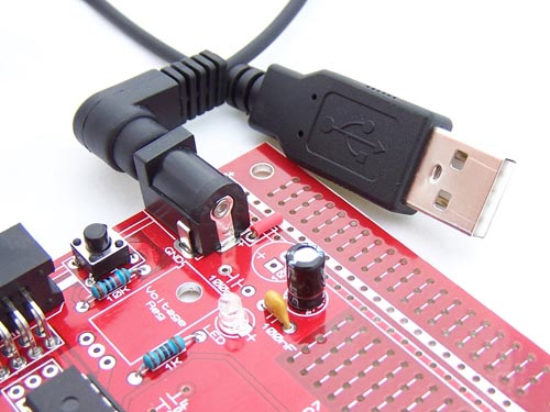 5 Ways to power an AVR 28 pin board 5 Ways to power an AVR 28 pin board