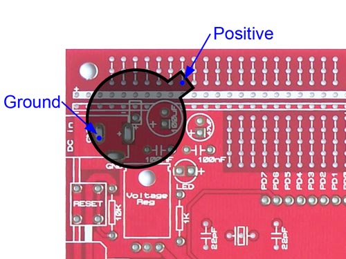 5 Ways to power an AVR 28 pin board 5 Ways to power an AVR 28 pin board