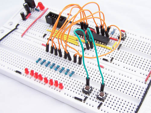 Circuit on Breadboard Circuit on Breadboard