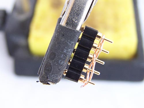 Ready for soldering Ready for soldering