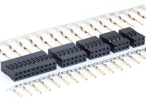 Dual Row Dupont Connectors and Pins Dual Row Dupont Connectors and Pins